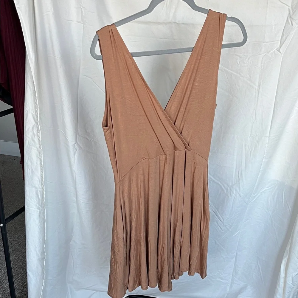 Zenana Outfitters Sleeveless V-Neck Romper in Dusty Rose - Picture 3 of 5